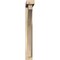 Ekena Millwork Thorton Block Rough Sawn Bracket w/ Offset Brace, Douglas Fir, 4"W x 20"D x 32"H BKT0402X20X32THR05RDF - alternate 2